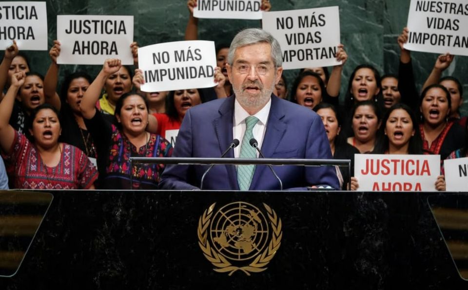 Juan Ramón de la Fuente en la ONU: “Es tiempo de mujeres”… ¿pero de cuáles?