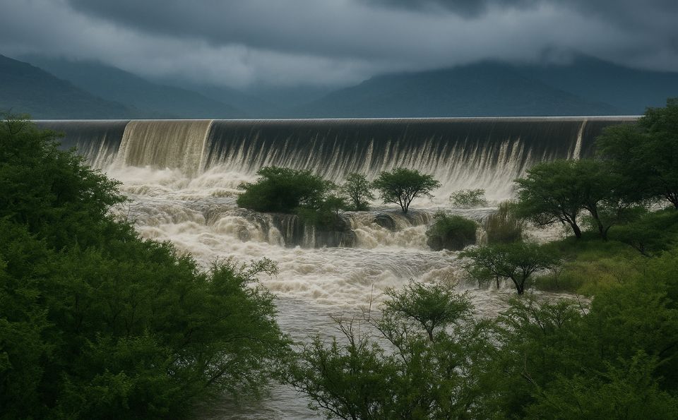 Inundación en Tequisquiapan, Qro.