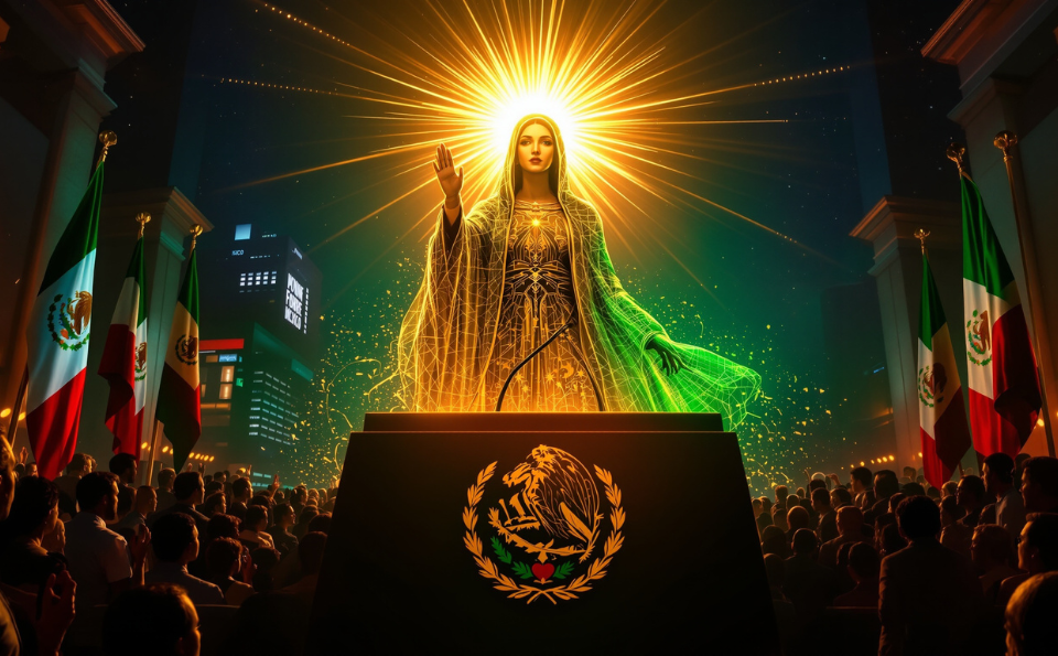 Sheinbaum registra las marcas Virgen de Guadalupe