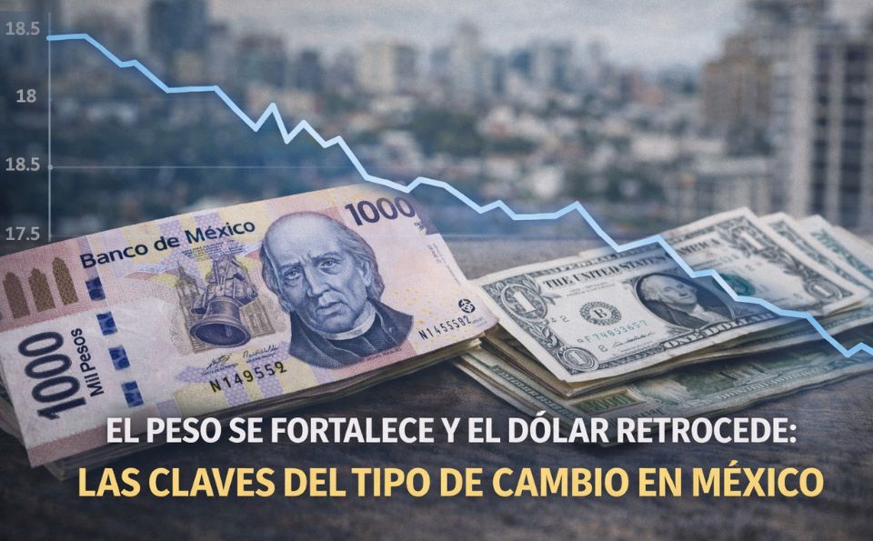 El dólar se debilita frente al peso