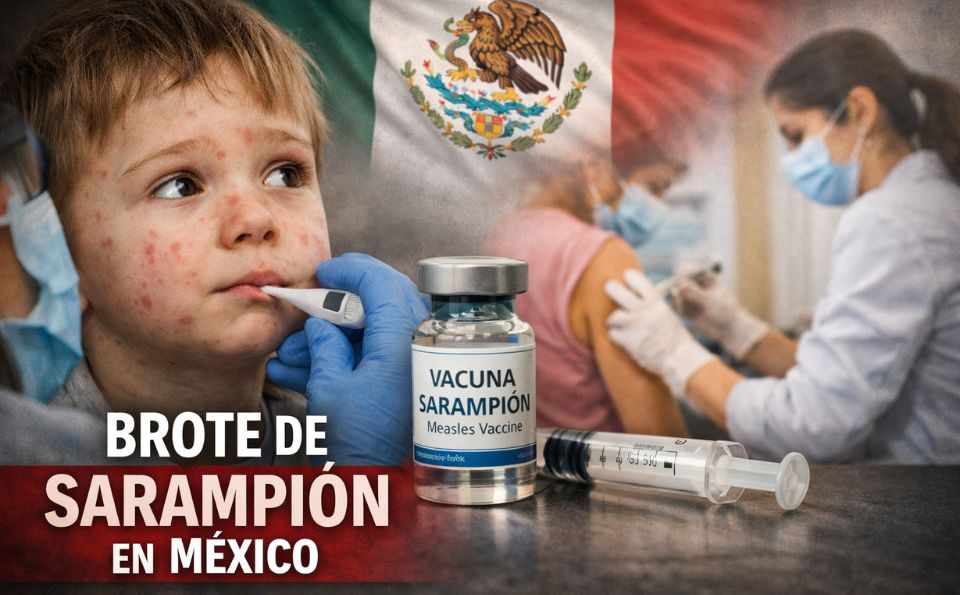 Aumentan los casos de sarampión en México