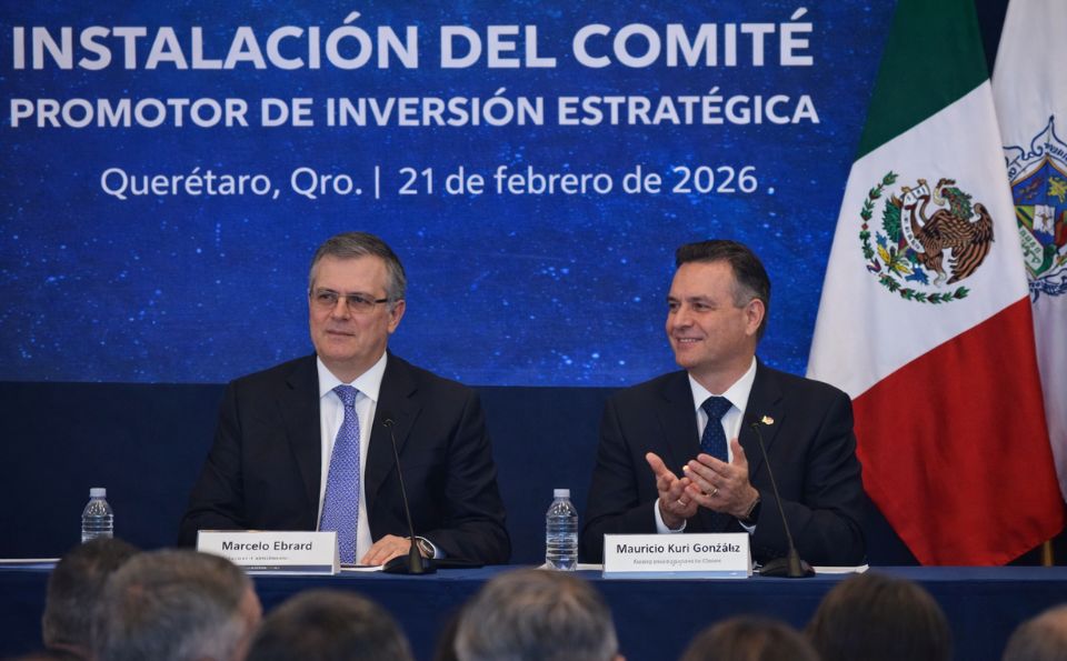 Instalan Comité Promotor de Inversión Estratégica en Querétaro