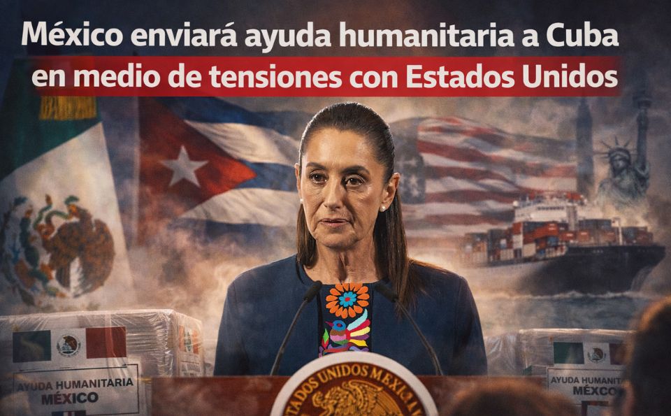 México enviará ayuda humanitaria a Cuba en medio de tensiones con Estados Unidos
