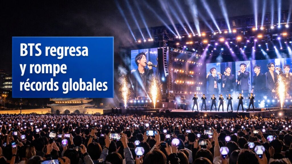 BTS regresa a los escenarios y rompe récords con concierto global