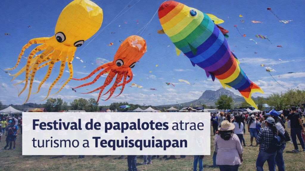 Festival de papalotes atrae visitantes y turismo a Tequisquiapan