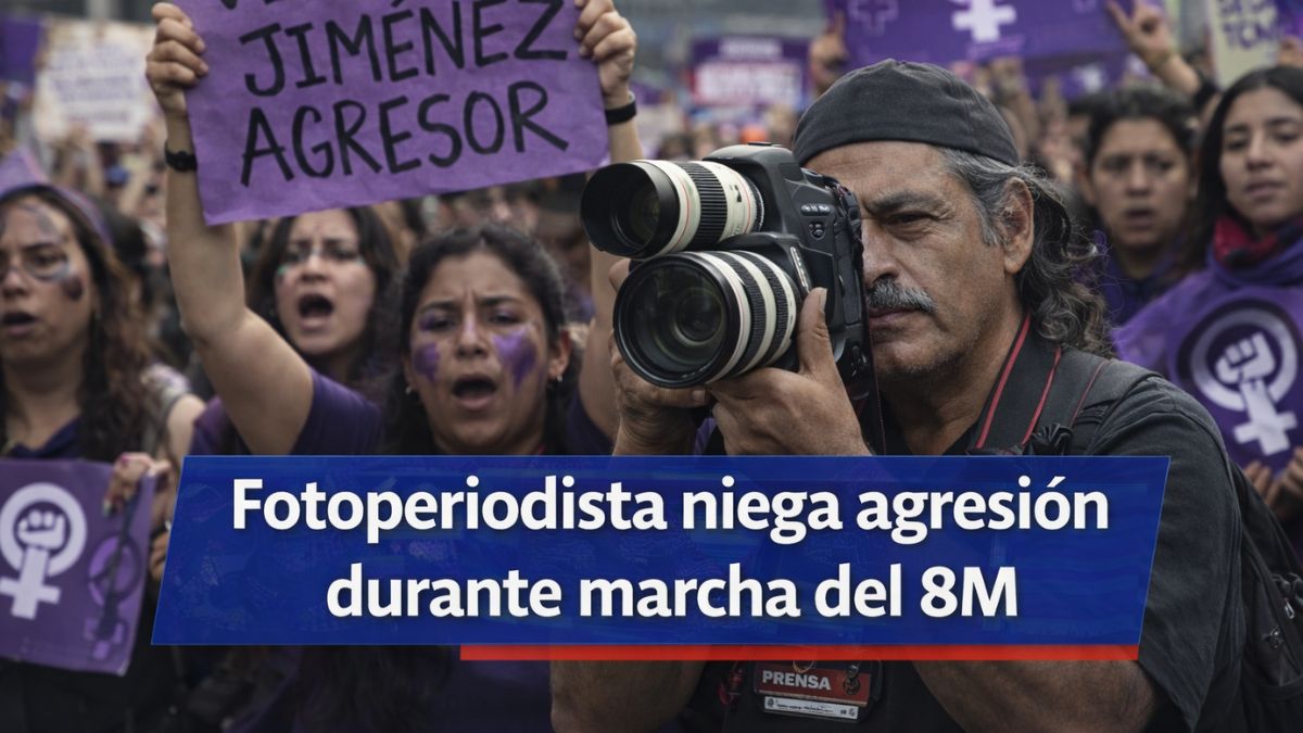 Fotoperiodista niega agresión durante marcha del 8M en Querétaro