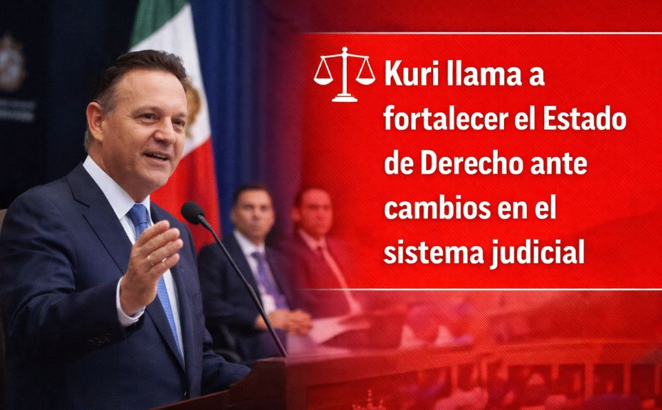 Kuri llama a fortalecer el Estado de Derecho ante cambios en el sistema judicial