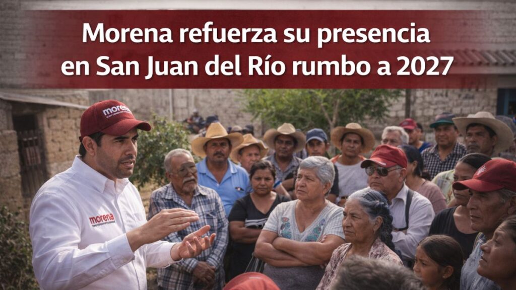 Morena refuerza su presencia en San Juan del Río rumbo a 2027