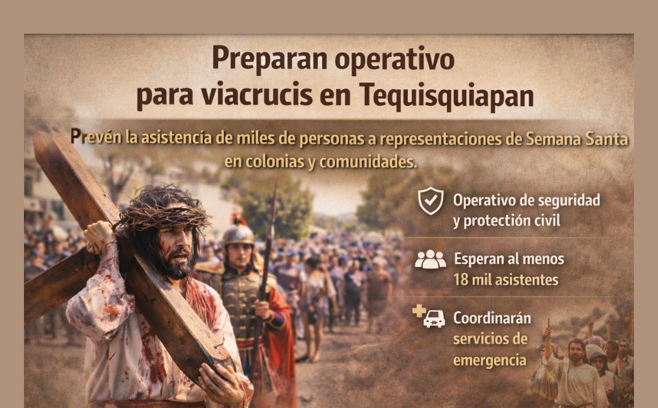 Preparan operativo para viacrucis en Tequisquiapan