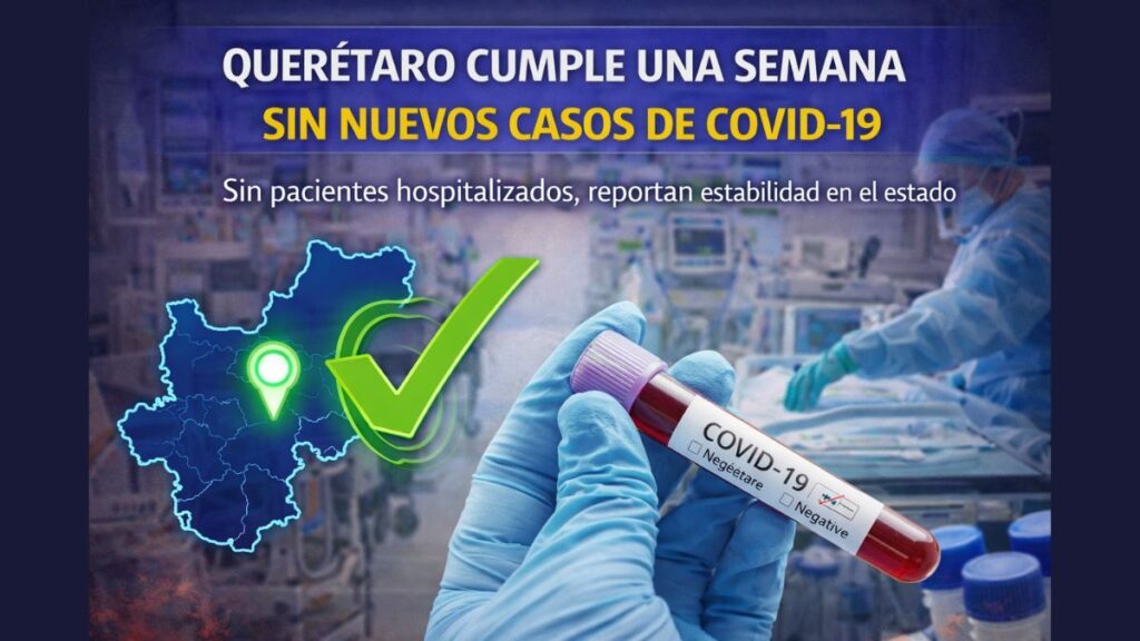 Querétaro cumple una semana sin nuevos casos de COVID-19