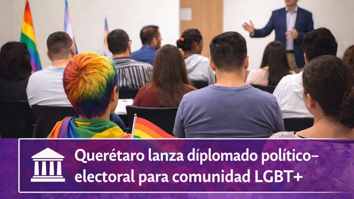 Querétaro lanza diplomado político-electoral para comunidad LGBT+