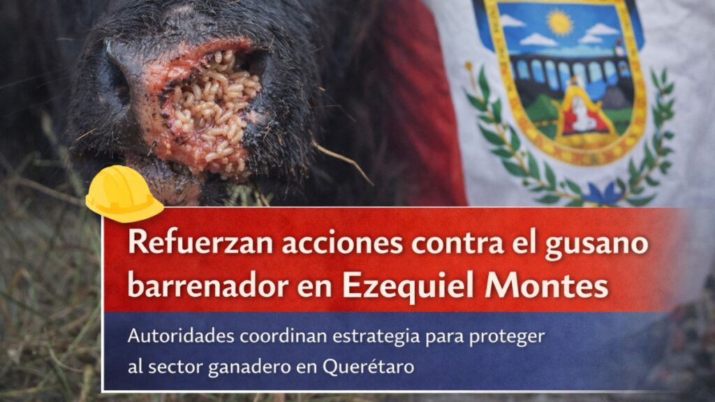 Refuerzan acciones contra el gusano barrenador en Ezequiel Montes