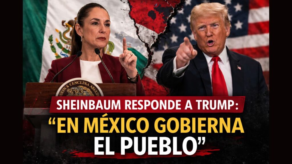 Sheinbaum responde a Trump y defiende la soberanía de México