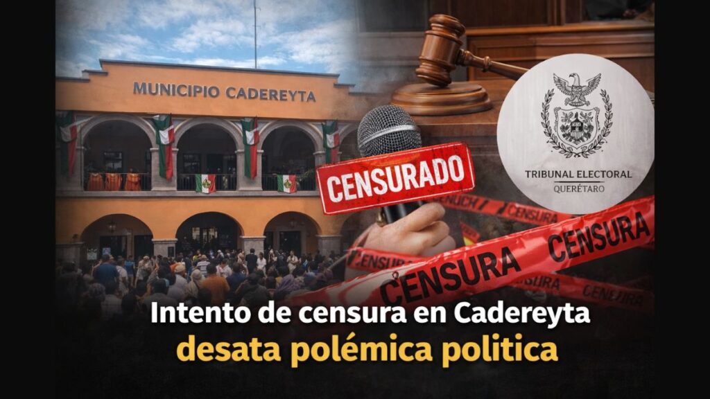 Tribunal Electoral frena intento de censura en Cadereyta y desata polémica política