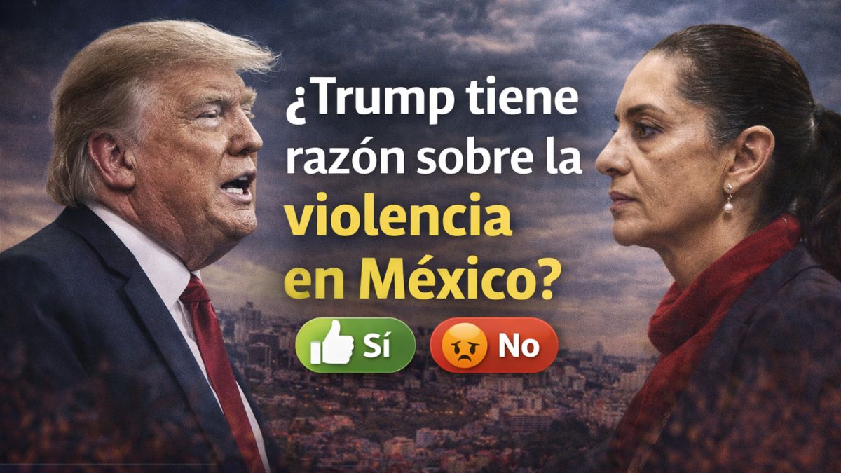 Trump acusa que México es “epicentro de la violencia” y desata respuesta del gobierno de Sheinbaum