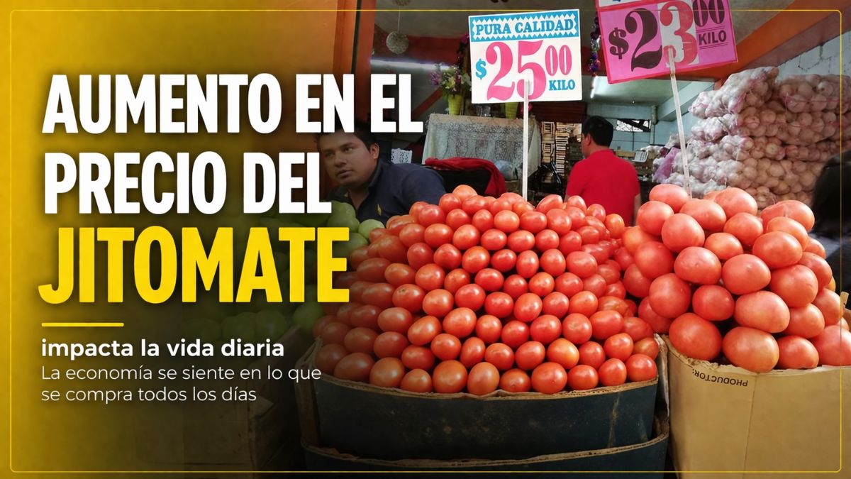 Aumento en el precio del jitomate impacta la vida diaria