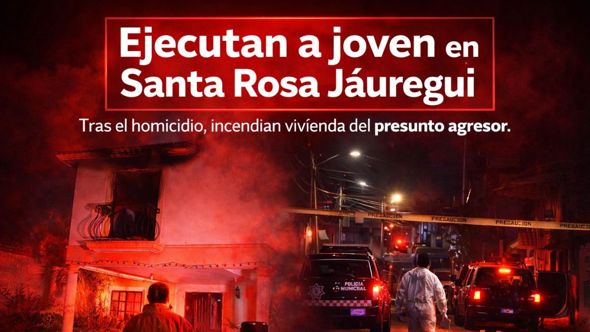 Ejecutan a joven en Santa Rosa Jáuregui y provocan incendio tras el ataque