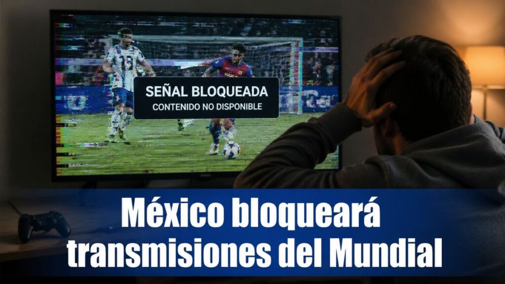 Gobierno de México advierte bloqueo a transmisiones piratas del Mundial