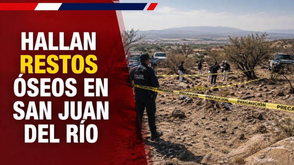 Hallan restos óseos en zona cerril de San Juan del Río