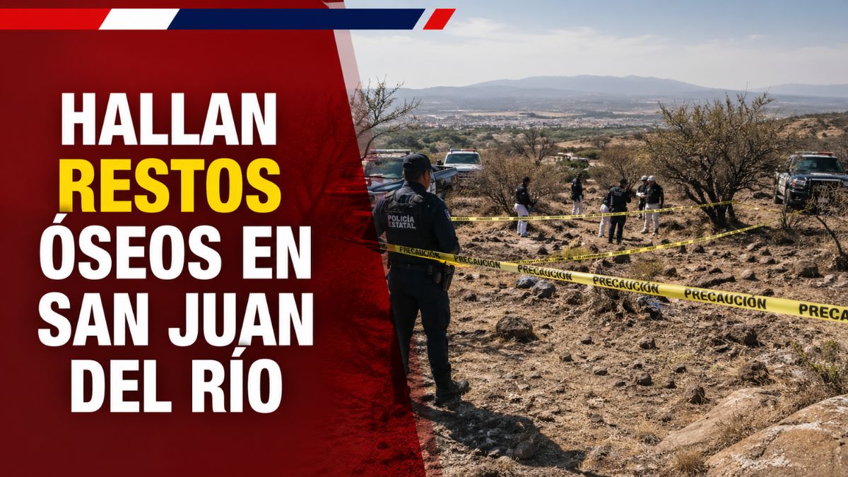 Hallan restos óseos en zona cerril de San Juan del Río