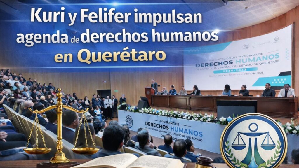 Kuri y Felifer impulsan agenda de derechos humanos en Querétaro