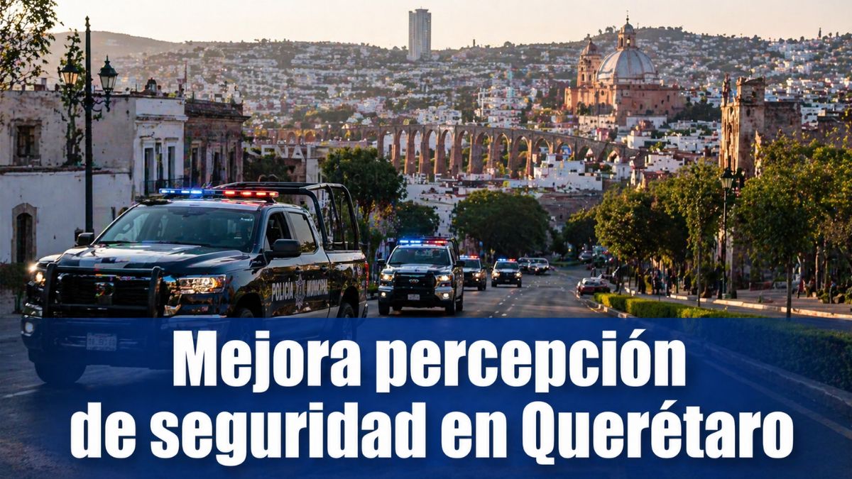 Mejora percepción de seguridad en Querétaro y fortalece discurso político estatal