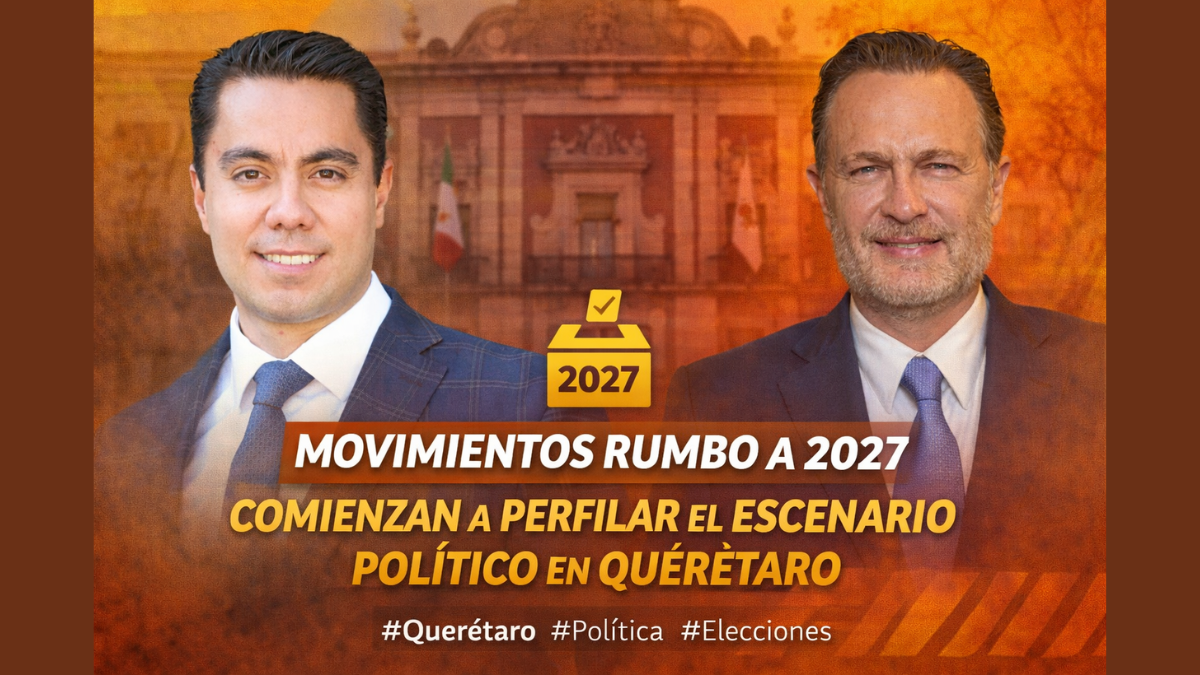 Movimientos rumbo a 2027 comienzan a perfilar el escenario político en Querétaro