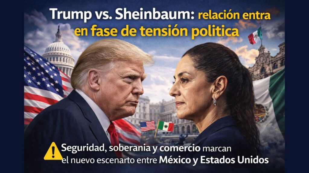 Relación Trump–Sheinbaum entra en fase de tensión y redefinición política