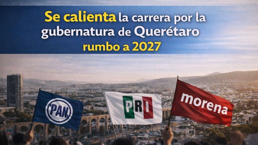 Se calienta la carrera por la gubernatura de Querétaro rumbo a 2027