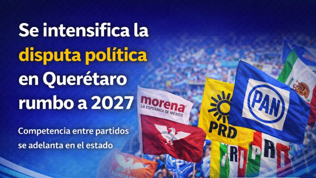 Se intensifica la disputa política en Querétaro rumbo a 2027