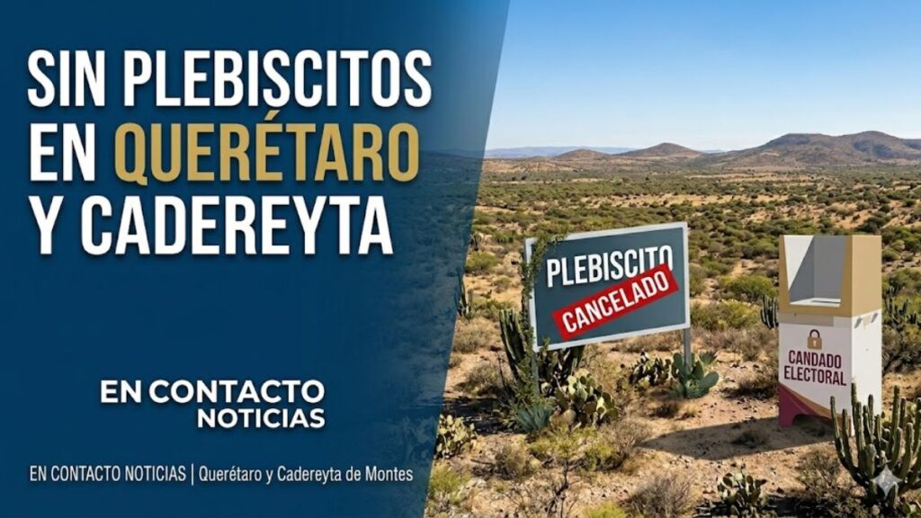 Sin plebiscitos en Querétaro y Cadereyta