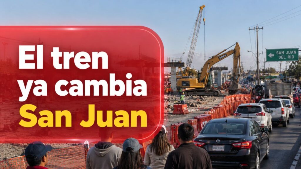 El tren ya comenzó a cambiar San Juan del Río