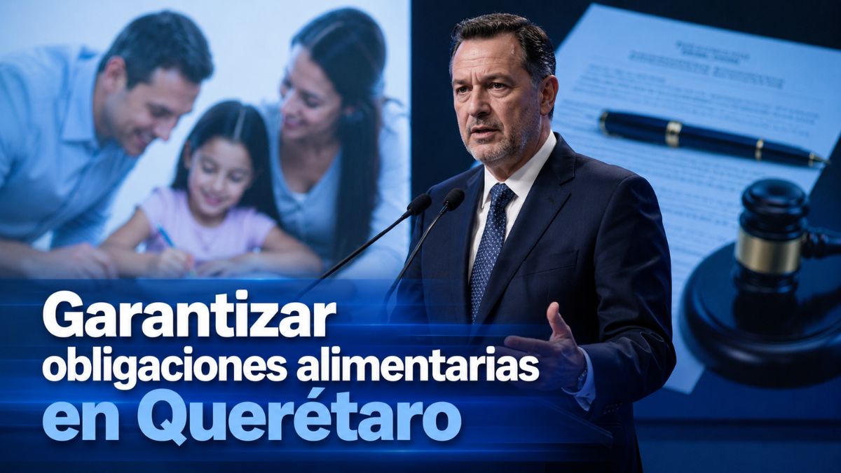 Garantizar obligaciones alimentarias en Querétaro