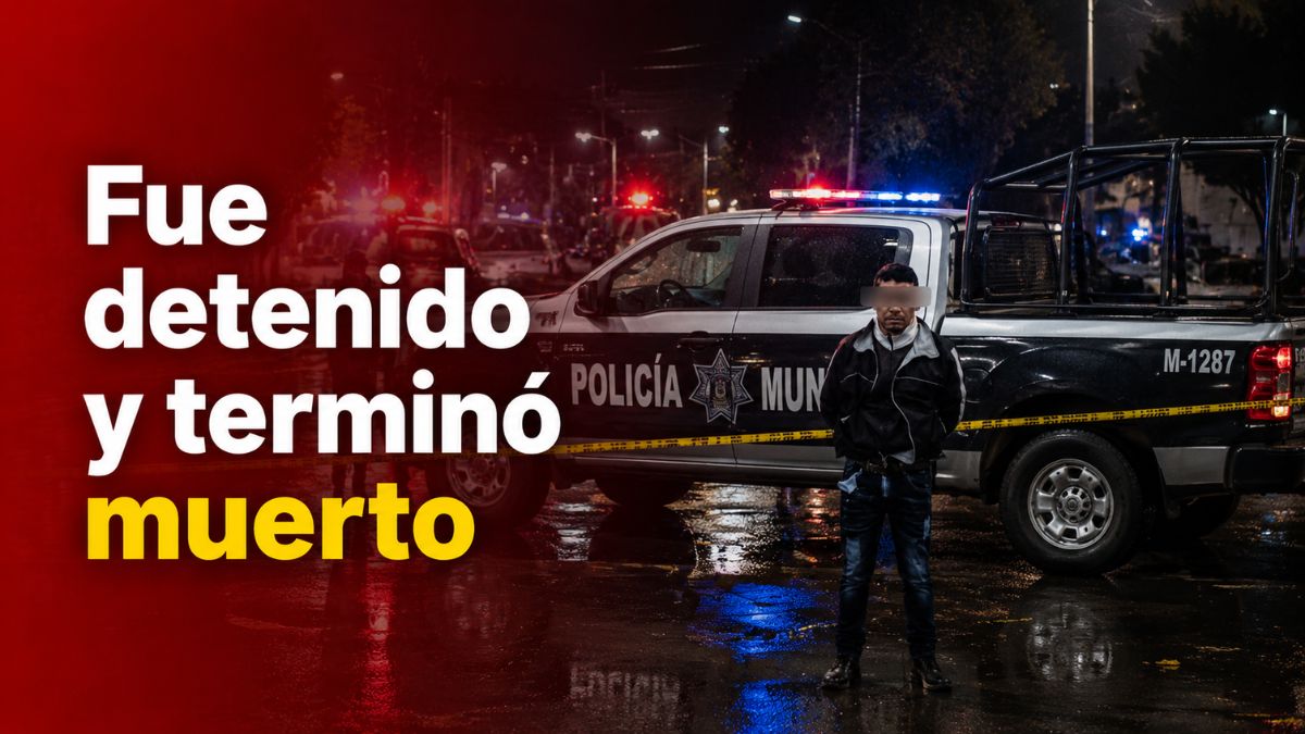 Lo detuvieron tras una persecución y terminó muerto