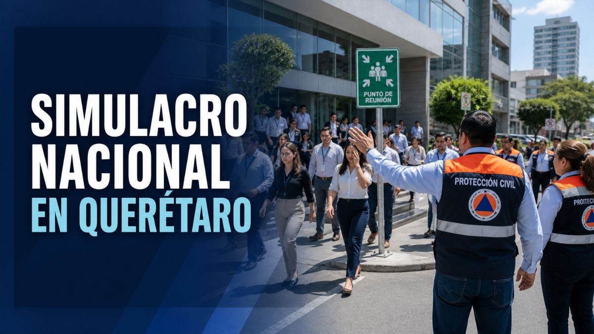 Más de 96 mil personas participarán en simulacro nacional en Querétaro
