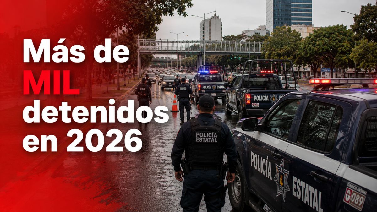Más de mil detenidos en Querétaro durante 2026