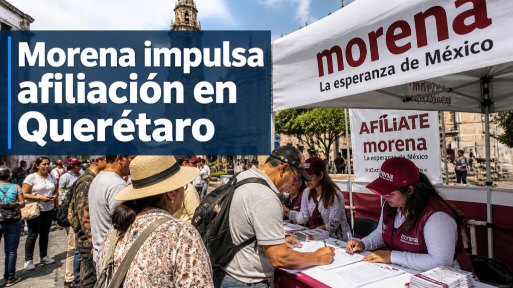 Morena impulsa afiliación en Querétaro