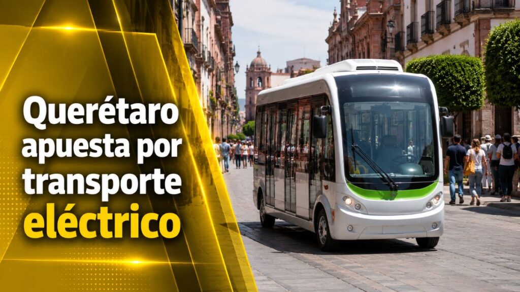 Querétaro anuncia transporte eléctrico para Centro Histórico
