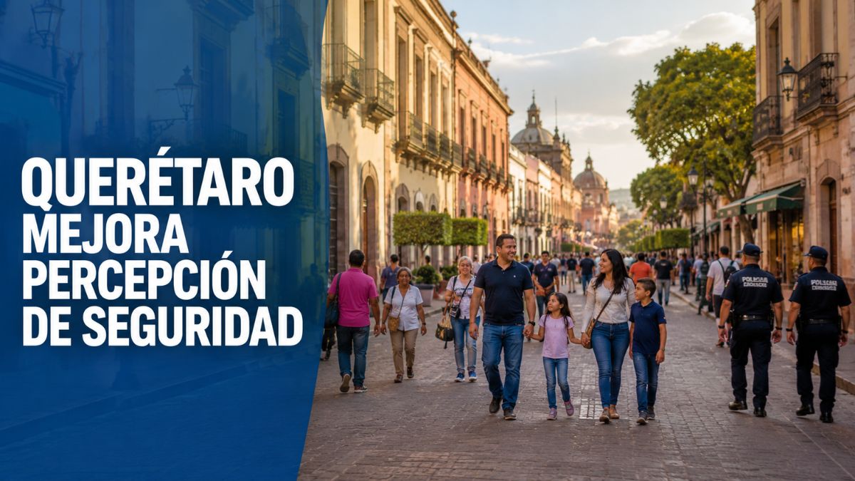 Querétaro mejora percepción de seguridad en ranking nacional