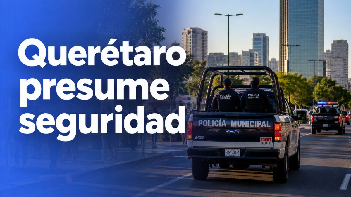 Querétaro presume baja en delitos