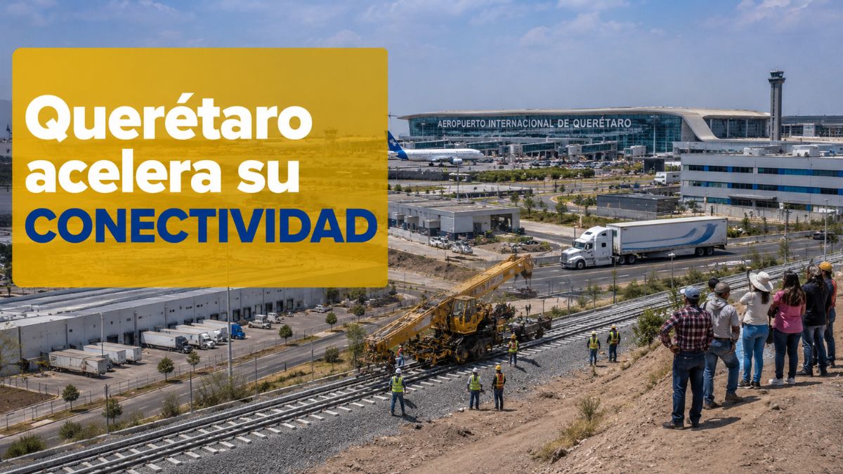 Aeropuerto de Querétaro y tren vuelven al centro del debate