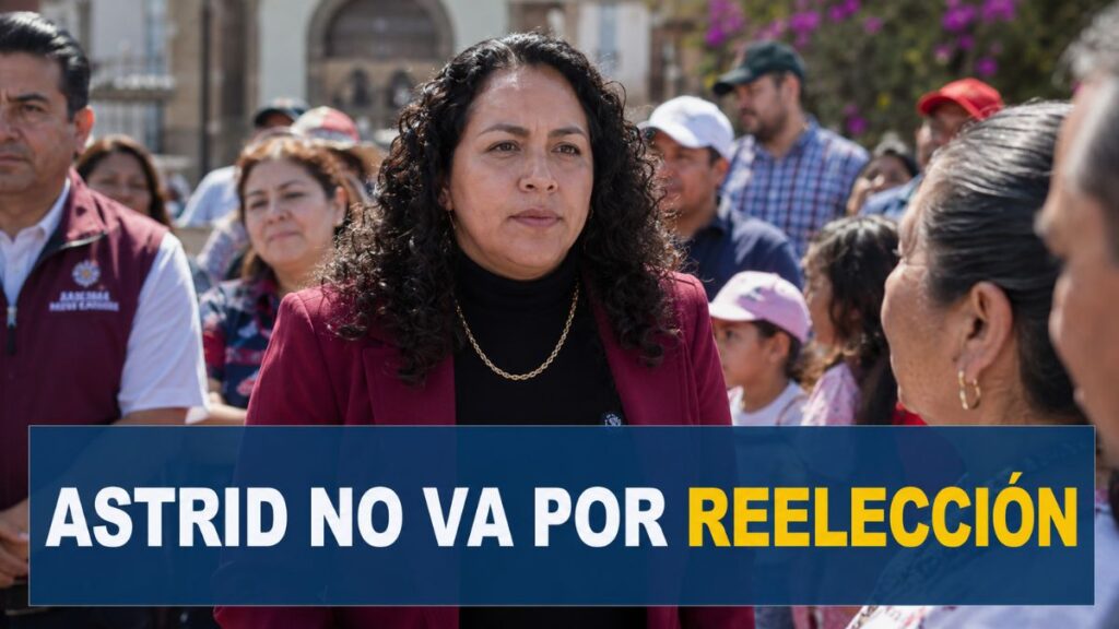 Astrid descarta reelegirse y mueve el tablero político