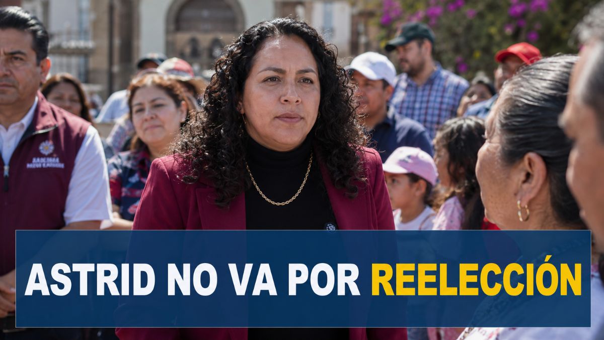 Astrid descarta reelegirse y mueve el tablero político