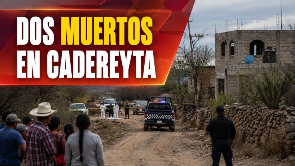 Ataque armado deja dos muertos en Cadereyta
