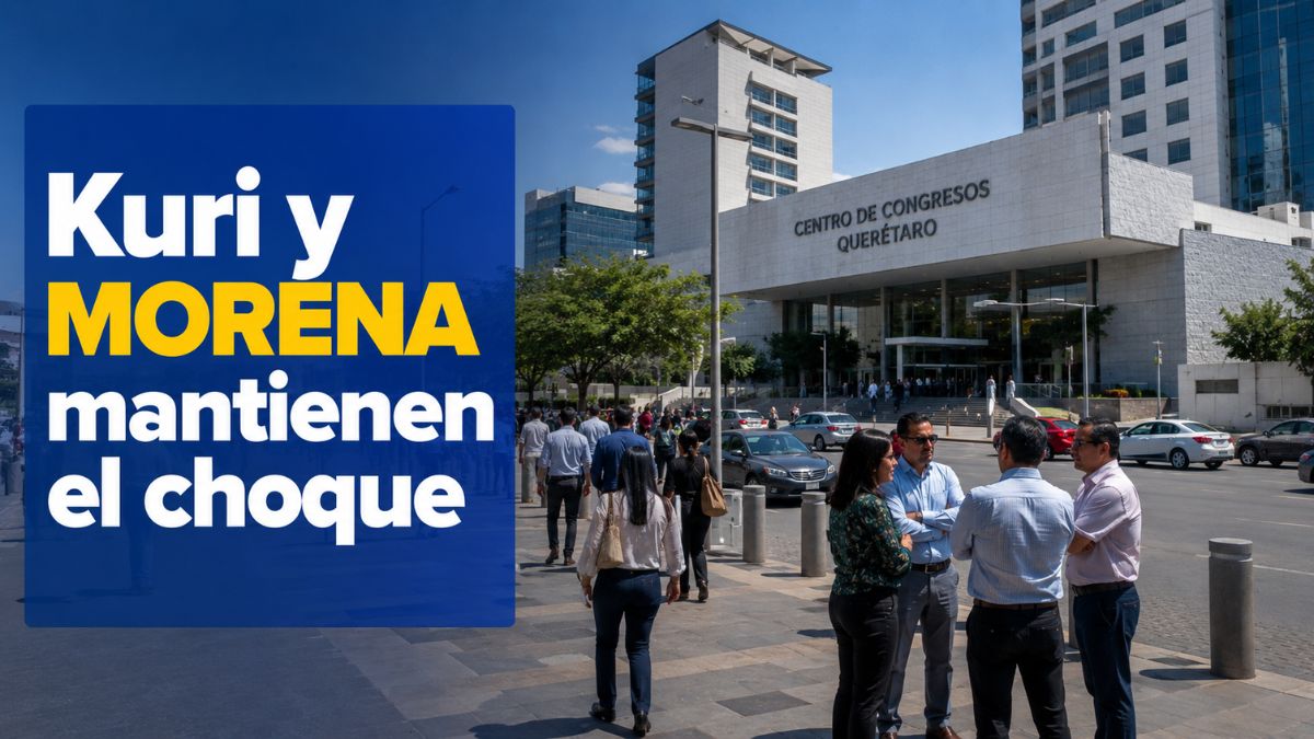 Mauricio Kuri mantiene el choque político con Morena