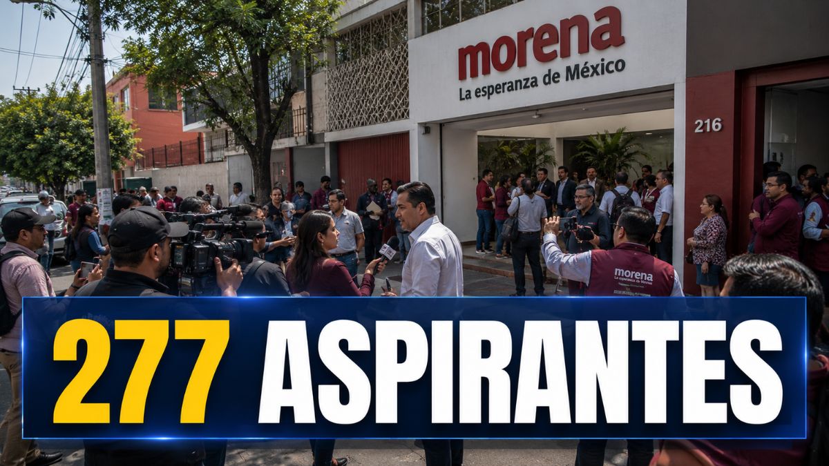 Morena registra récord de aspirantes rumbo a gubernaturas 2027