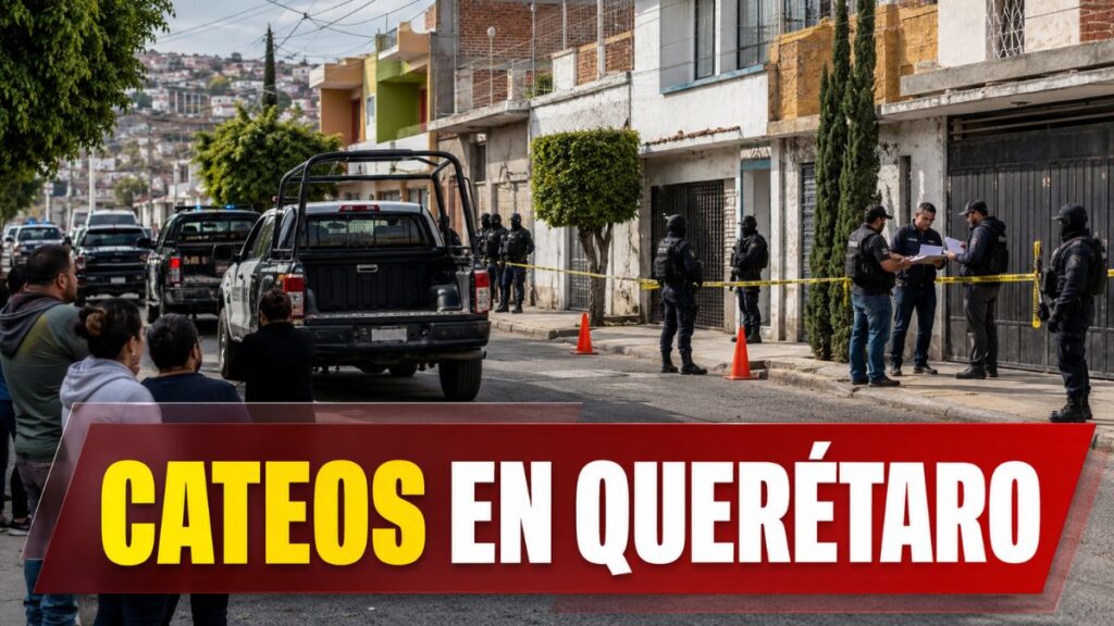 Cateos en Querétaro dejan cinco detenidos y droga asegurada