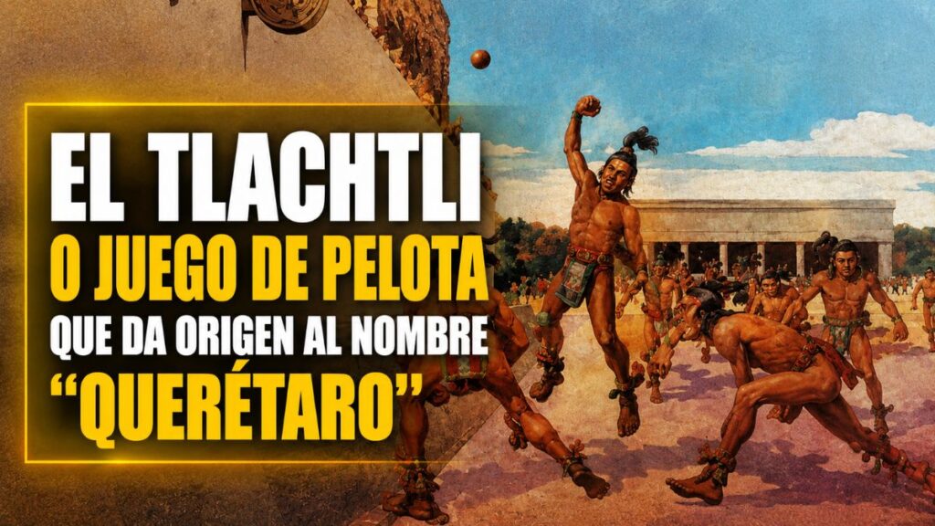 El Tlachtli o juego de pelota que da origen al nombre “Querétaro”
