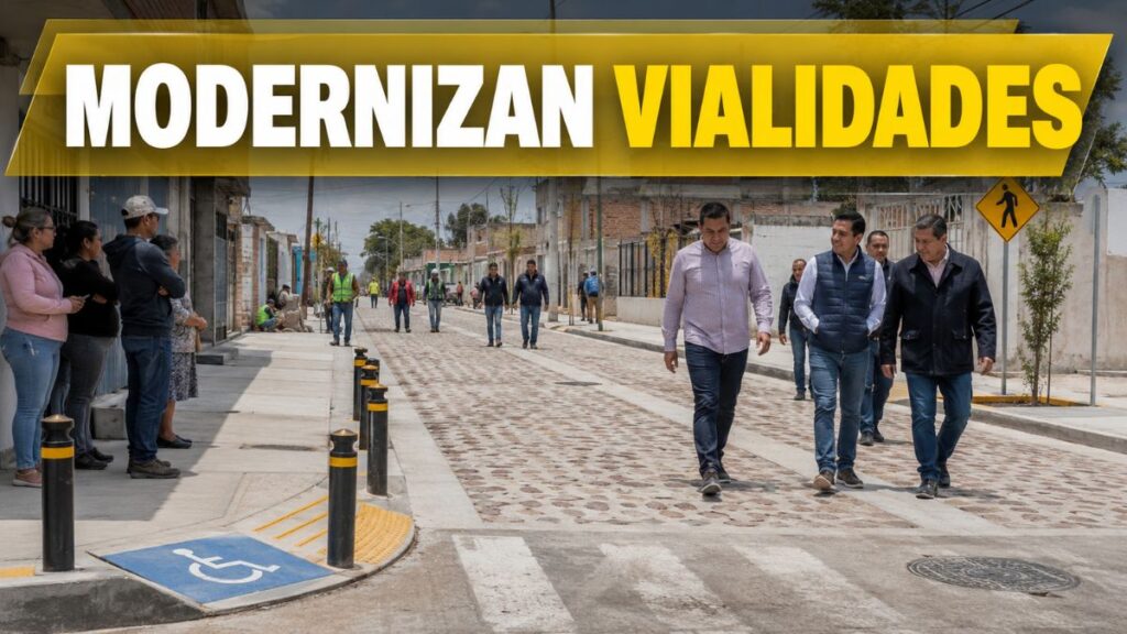 Kuri moderniza más de 100 vialidades en San Juan del Río