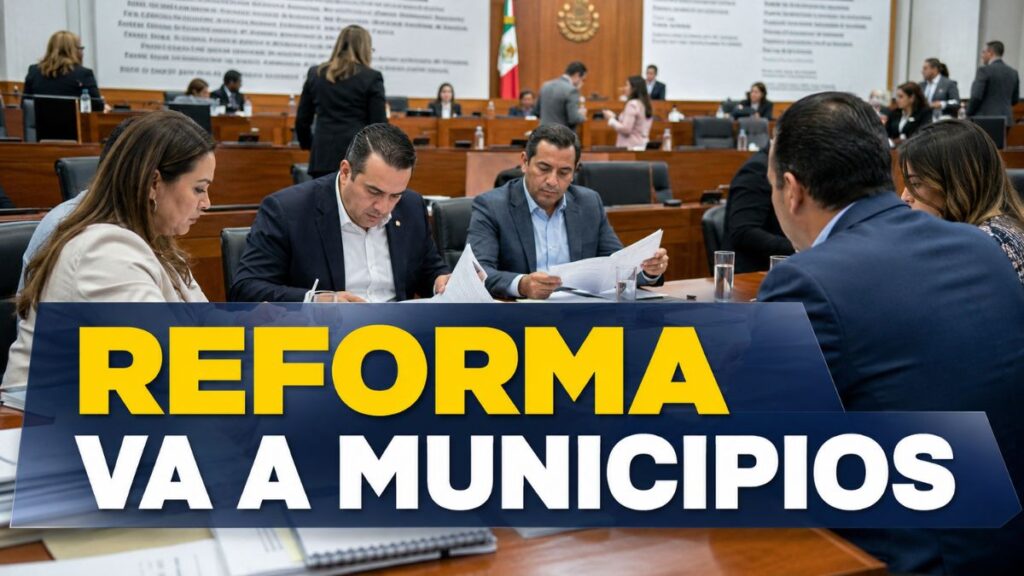 Reforma contra nepotismo y reelección va a los 18 municipios